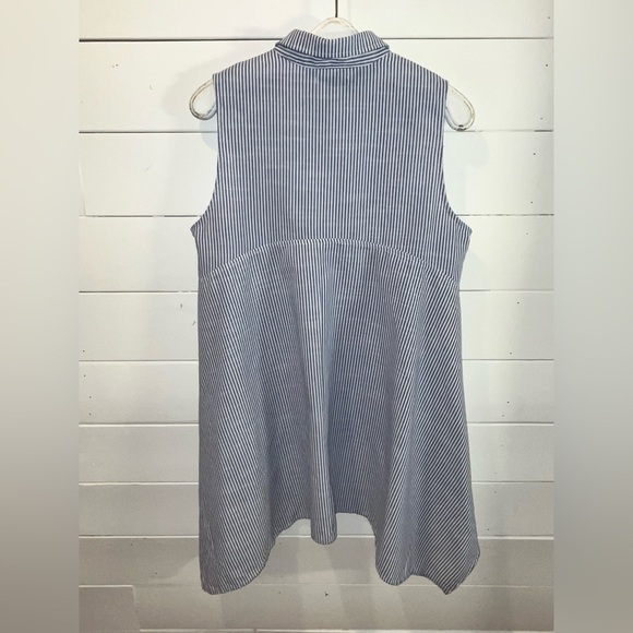 FOR CYNTHIA - Striped Sleeveless Blouse - Size L - Picture 4 of 7